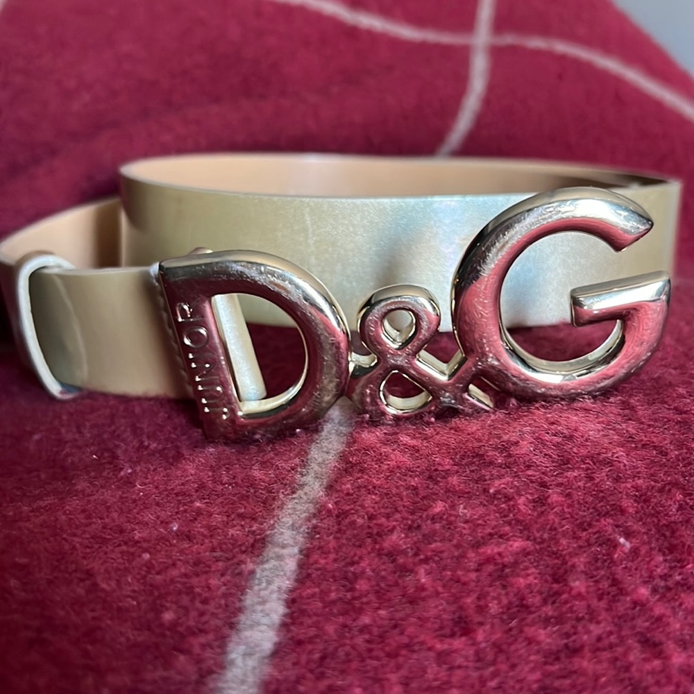 Dolce and Gabbana junior logo belt